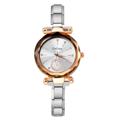 GEMOSA ikdienas minimālisma dizaina kvarca pulkstenis sievietēm vīriešiem, nerūsējošā tērauda platums 9 mm, siksniņa modes ballītei dzimšanas dienā, ikdienas dāvana