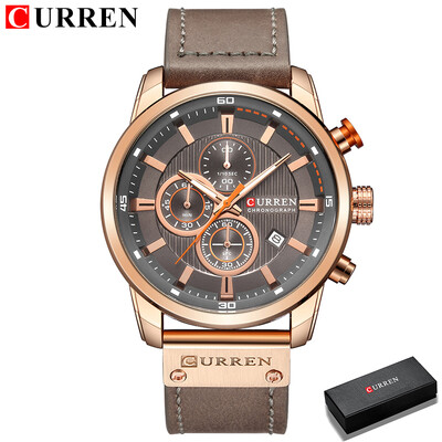 CURREN Fashion Date Quartz Bărbați Ceasuri de top Brand de lux Ceas de bărbați Cronograf Sport Ceas de mână pentru bărbați Hodinky Relogio Masculino