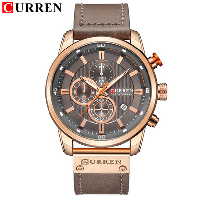 CURREN Fashion Date Quartz Bărbați Ceasuri de top Brand de lux Ceas de bărbați Cronograf Sport Ceas de mână pentru bărbați Hodinky Relogio Masculino