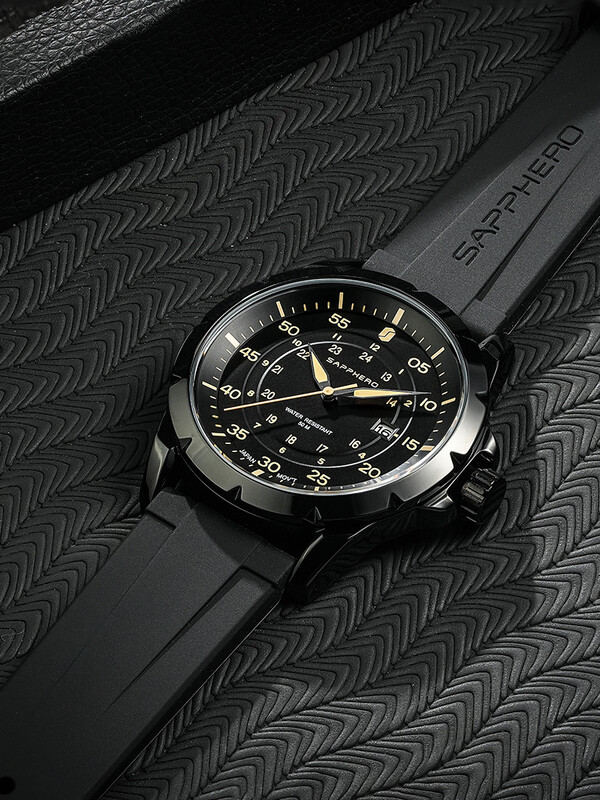 SAPPHERO Ceas pentru bărbați Ceas cu quartz de lux 50M Impermeabil Mișcare importată Ceas din oțel inoxidabil Ceas de mână cadou pentru bărbați
