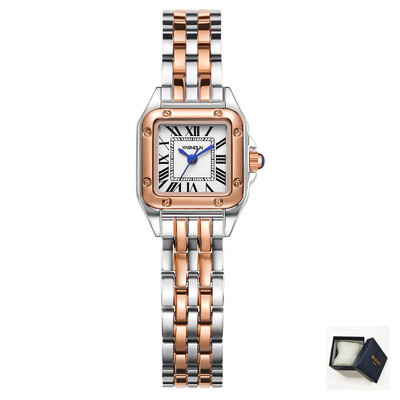 Pulksteņu komplekts Luksusa romiešu sieviešu modes Elegants rokas pulkstenis Kvarca pulkstenis Sieviešu Pulkstenis Relogio Feminino