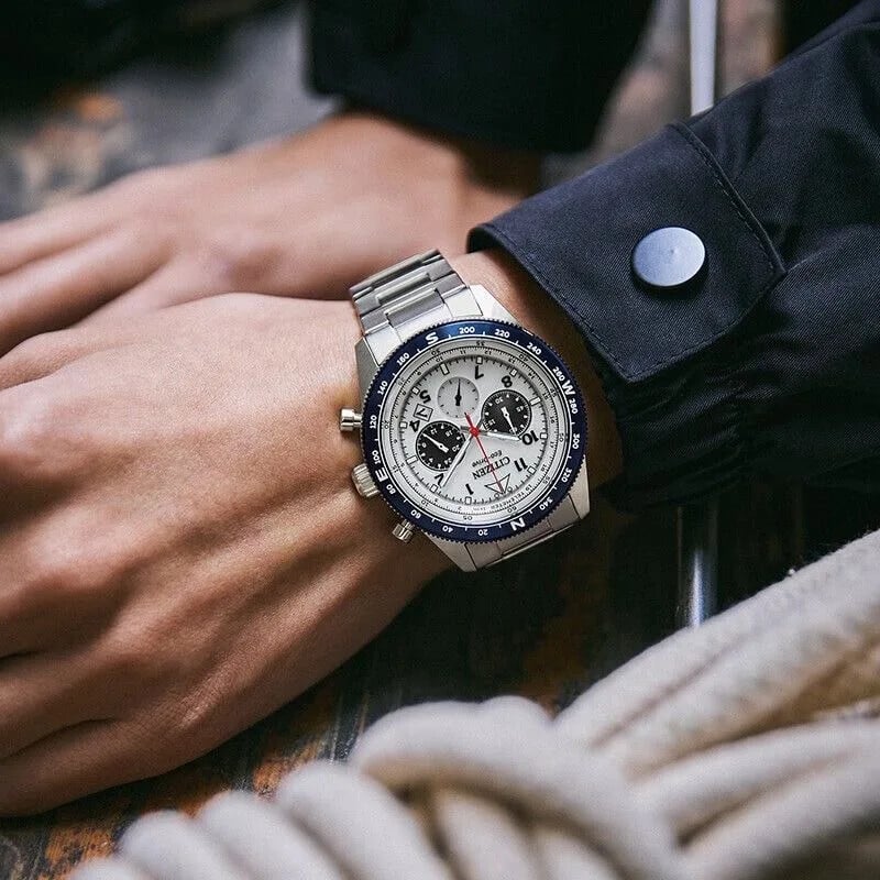 Ceasuri Bărbați CITIZEN Trend de lux Calendar cu cuarț Impermeabil Multifuncțional Ceas rotund de lux Ceas automat din inox