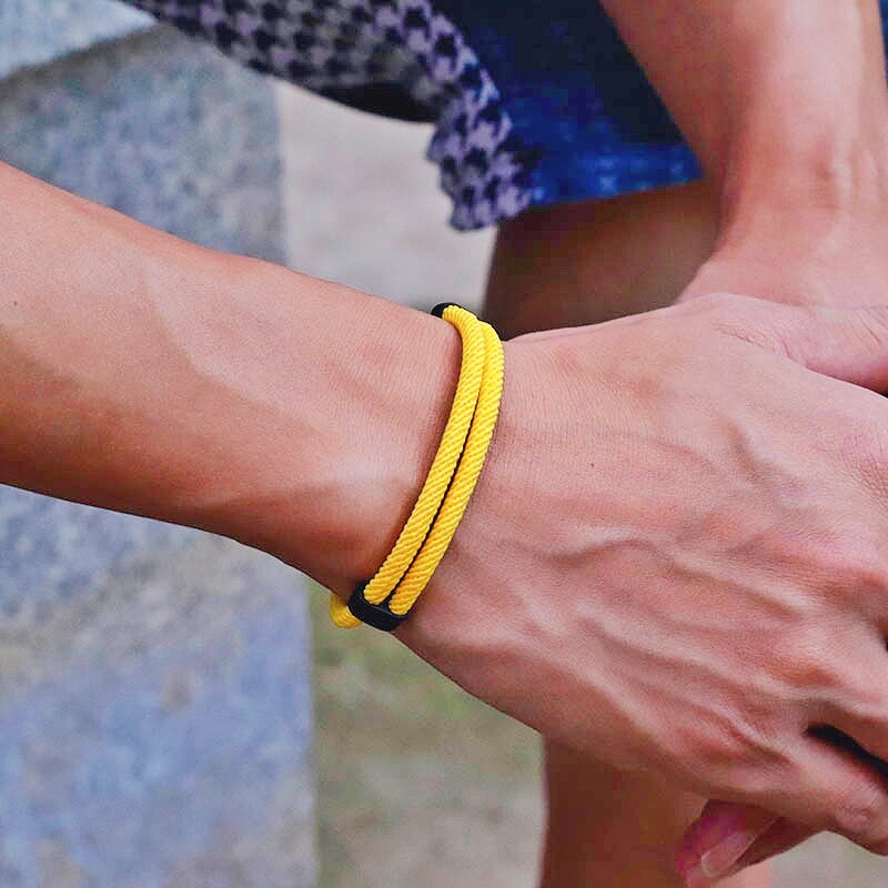 Modes vīriešu rokassprādzes komplekts 2gab Bīdāms, regulējams Lucky Red Thread Braslet Accesorios Hombre dāvanas viņam Rokas saite Herren Joias