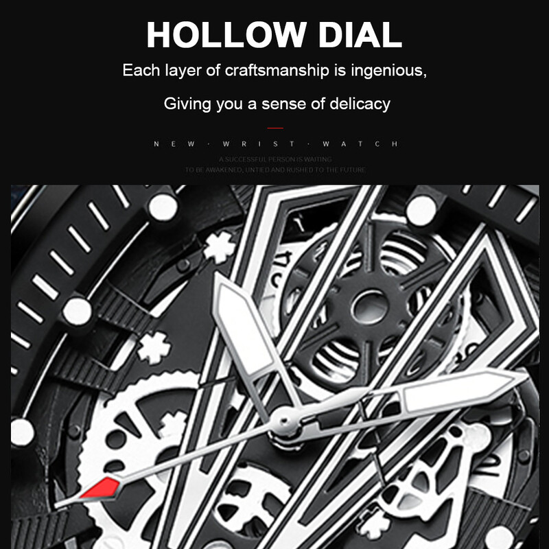 POEDAGAR Ceas de mână pentru bărbați de top la modă, rezistent la apă, militar, luminos, cu dată, ceas de cuarț pentru bărbați, sport în aer liber, curea din silicon, ceas pentru bărbați