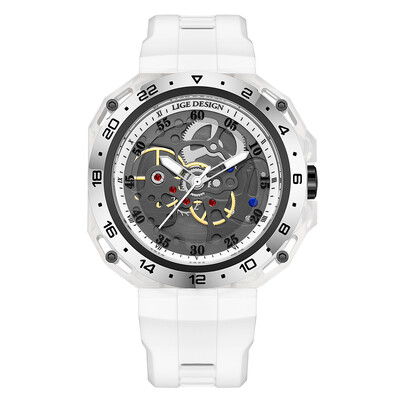 Ceasuri pentru bărbați de top brand LIGE Ceas de mână cu quartz pătrat de lux Ceas luminos impermeabil pentru bărbați Ceas cu dată Relogios Masculino+Box