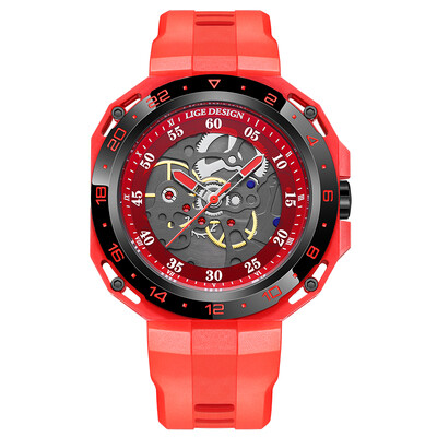 Ceasuri pentru bărbați de top brand LIGE Ceas de mână cu quartz pătrat de lux Ceas luminos impermeabil pentru bărbați Ceas cu dată Relogios Masculino+Box