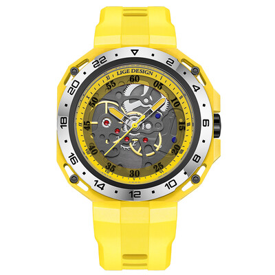 Ceasuri pentru bărbați de top brand LIGE Ceas de mână cu quartz pătrat de lux Ceas luminos impermeabil pentru bărbați Ceas cu dată Relogios Masculino+Box