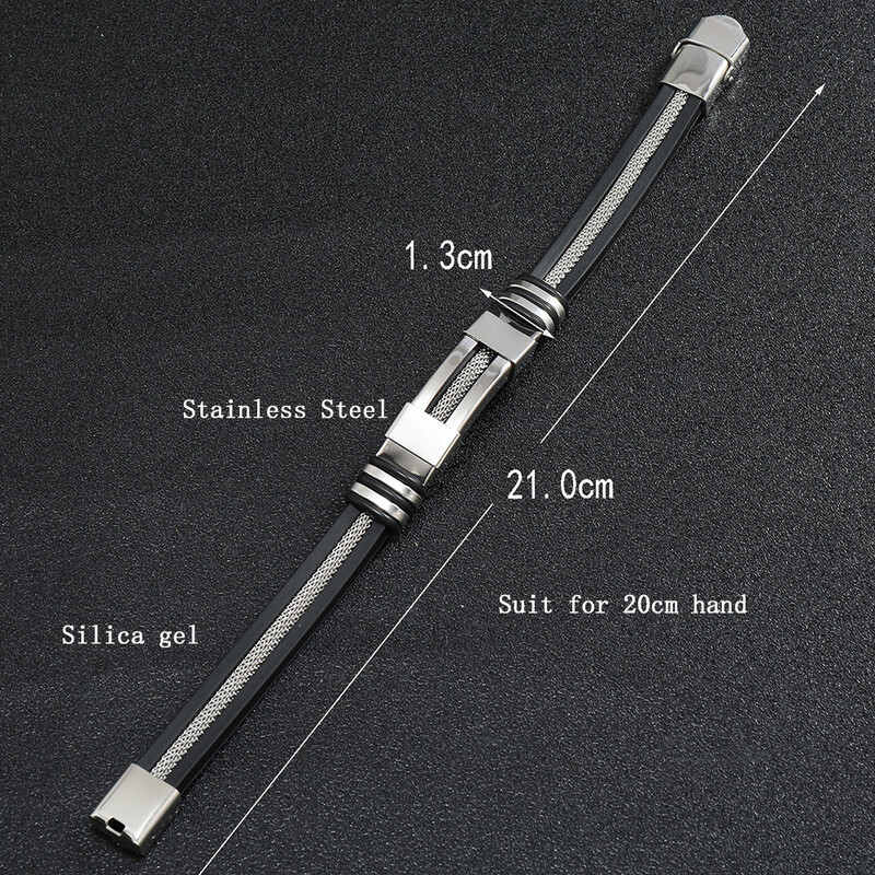 Noter Nova muška kožna narukvica Narukvica od nehrđajućeg čelika Punk narukvica Poklon za njega Hiphop Rock Cool Biker Dodaci Homme Pulsera