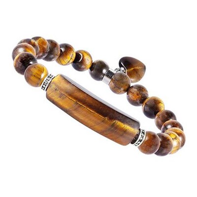 KFT Dabiskā dziedinošā kristāla kvarca rokassprādze Taisnstūris, Mīlestība Sirds Apaļās Pērlītes Akmens Rokassprādzes Sievietēm Meitenēm Vīriešu Rotaslietas