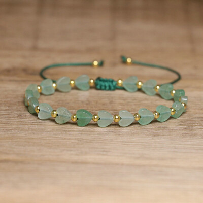 1 PC Dainy Sieviešu un vīriešu Dabīga jašma pērlīšu rokassprādze Dārgakmeņu dziedinoša kristāla Sirds Jūras Nogulumu Rokassprādze Dāvanām