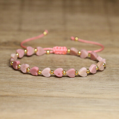 1 PC Dainy Sieviešu un vīriešu Dabīga jašma pērlīšu rokassprādze Dārgakmeņu dziedinoša kristāla Sirds Jūras Nogulumu Rokassprādze Dāvanām