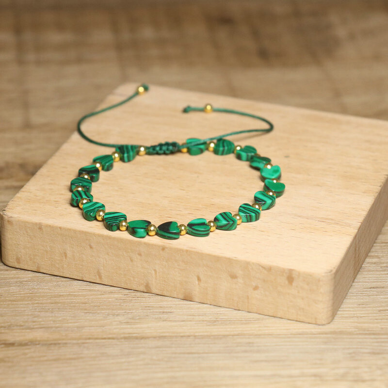 1 PC Dainy Sieviešu un vīriešu Dabīga jašma pērlīšu rokassprādze Dārgakmeņu dziedinoša kristāla Sirds Jūras Nogulumu Rokassprādze Dāvanām