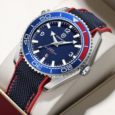 Muški sat Modni silikonski remen Muški sat Vojni vodootporni kalendar Kvarcni ručni satovi Sportski muški sat Reloj Hombre