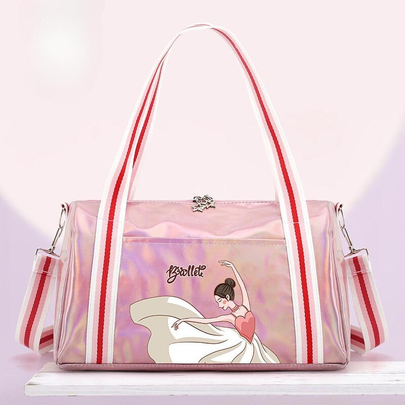 Балетна чанта за момичета Детска ръчна чанта Чанта за рамо Многофункционална преносима чанта за спорт за нощна тренировка Самолет Фитнес