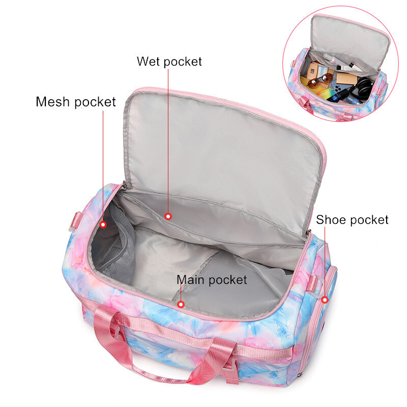 Genți de sport pentru femei, gimnastică, călătorii, fitness, pentru femei, pantofi de yoga pentru fete mari, bolsuri de antrenament, bagaje impermeabile pentru înot, pentru geantă de mână pentru femei