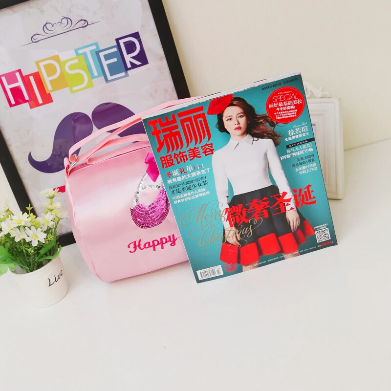 Meiteņu deju soma Pieaugušo baleta deju somas Izšūti Sequins Baleta apavi Dizains Baleta somas Rozā balerīnu deju somas bērniem