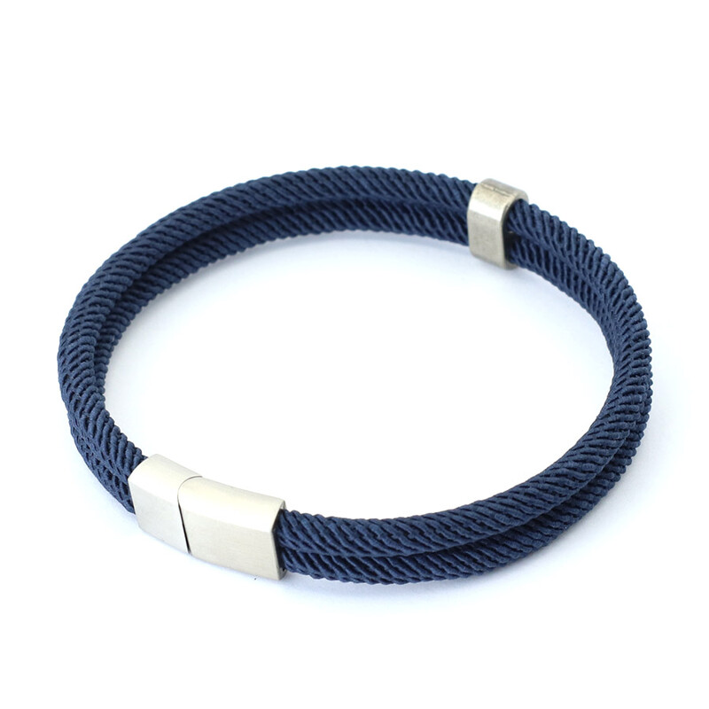 2024. gada jauna modes virves rokassprādze vīriešiem sudraba krāsa nerūsējošā tērauda sprādzes auduma rokassprādze Accesorios Hombre sarkana vītnes rokassprādze Joias