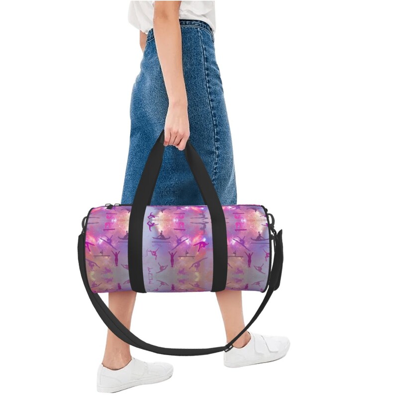 Vingrošanas soma Vingrošanas Zvaigznes Grafiska sporta soma liela ietilpība vīriešiem sievietēm Oksfordas apdrukāta rokassoma Smieklīga peldēšanas fitnesa soma