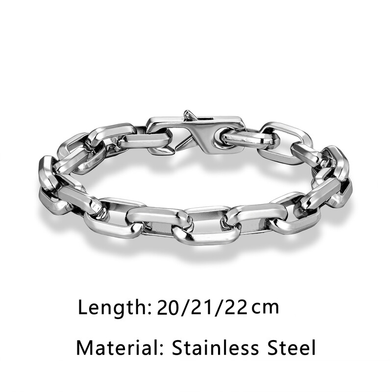 Brățară cu lanț cubanez de culoare aurie pentru bărbați, simplu de modă