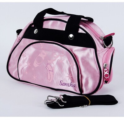 Geantă de balet Roz Fetă Sport Dance Messenger Geantă de modă Nouă de mare capacitate Geantă de depozitare pantofi de balet Geantă de mână Geantă de balet imprimată