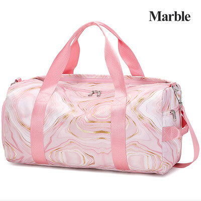 Sporta vingrošanas soma meitenēm Sievietēm, pusaudžiem, bērniem, saliekamā soma, ceļošanai, sausai, mitrai atdalīšanai, viena pleca noliekta jogas fitnesa salokāma soma