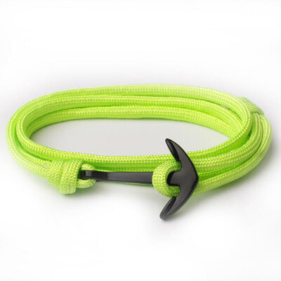 Eif Dock 15 krāsu ar rokām darināta rokassprādze sievietēm vīriešiem modes enkura rokassprādze Virve Aksesuāri Vīriešu rotaslietas Homme Drop Shipping