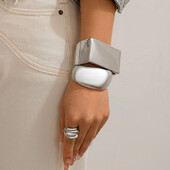 Jaunas pārspīlētas zelta sudraba krāsas aproces Vintage punk Neregulāras ģeometriskas rokassprādzes sievietēm Rokassprādzes Aksesuāri Rotaslietas Dāvanas