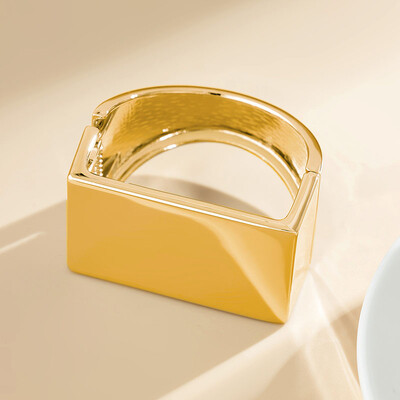 Jaunas pārspīlētas zelta sudraba krāsas aproces Vintage punk Neregulāras ģeometriskas rokassprādzes sievietēm Rokassprādzes Aksesuāri Rotaslietas Dāvanas