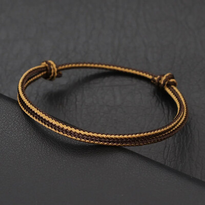 Minimālisma rokām darināta rokassprādze ar etniskā stila unisex ar augstas kvalitātes virvēm, kas lieliski piemērota kā dāvana ģimenes draugiem pulseria