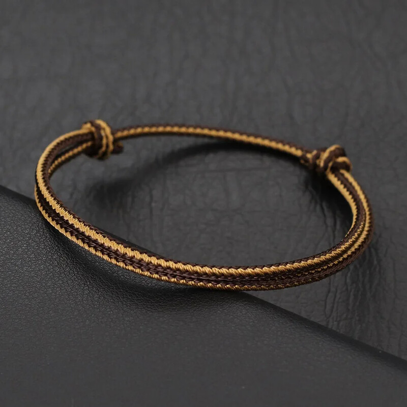 Minimālisma rokām darināta rokassprādze ar etniskā stila unisex ar augstas kvalitātes virvēm, kas lieliski piemērota kā dāvana ģimenes draugiem pulseria