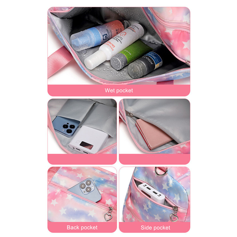 Genți de sport, impermeabile, înot, uscat, umed, pentru femei, piscină cu apă, pantofi de fitness, pungă, ambalare pentru plajă, genți de mână pentru gimnastică pentru femei