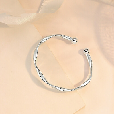 Brățară cu manșetă retro Brățări cu deschidere pentru femei Minimalism Brățări răsucite Brățară Bijuterii Mamă Soție Fete Cadouri de aniversare 