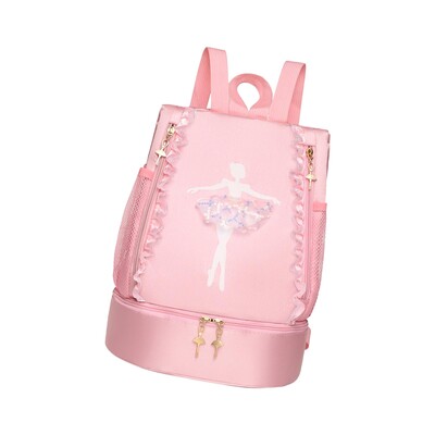 Baletna torba Torba za pohranu Balerina torba Slatka podesiva naramenica Baletni ruksak za poklon Rođendanska gimnastika Ples Sport