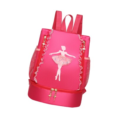 Baletna torba Torba za pohranu Balerina torba Slatka podesiva naramenica Baletni ruksak za poklon Rođendanska gimnastika Ples Sport