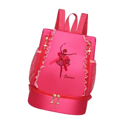 Baletna torba Torba za pohranu Balerina torba Slatka podesiva naramenica Baletni ruksak za poklon Rođendanska gimnastika Ples Sport