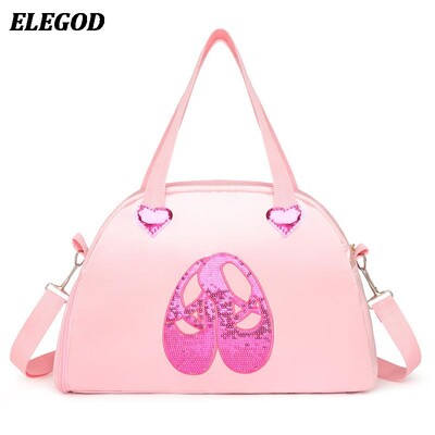 2024 Geantă de dans strălucitoare pentru fete, cu un umăr, rucsac de balet latin pentru dans, paiete, genți, genți pentru costum de dans pentru copii