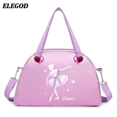 2024 Geantă de dans strălucitoare pentru fete, cu un umăr, rucsac de balet latin pentru dans, paiete, genți, genți pentru costum de dans pentru copii