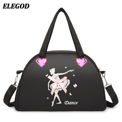 2024 Geantă de dans strălucitoare pentru fete, cu un umăr, rucsac de balet latin pentru dans, paiete, genți, genți pentru costum de dans pentru copii