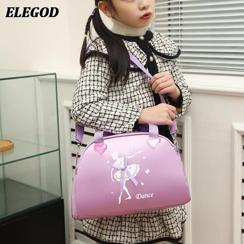 2024 Geantă de dans strălucitoare pentru fete, cu un umăr, rucsac de balet latin pentru dans, paiete, genți, genți pentru costum de dans pentru copii