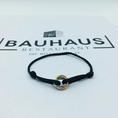 Vienkārša retro Lucky austa virves rokassprādze sievietēm Vīriešu temperaments Moderns luksusa apļi aproces Rotaslietas Aksesuāri Dāvanas