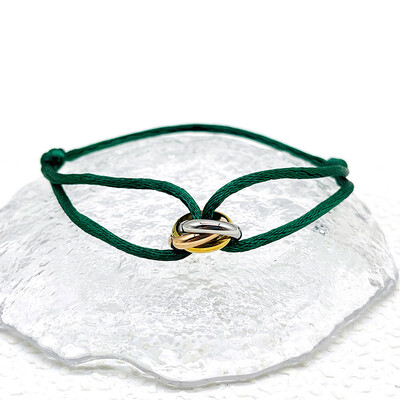 Vienkārša retro Lucky austa virves rokassprādze sievietēm Vīriešu temperaments Moderns luksusa apļi aproces Rotaslietas Aksesuāri Dāvanas