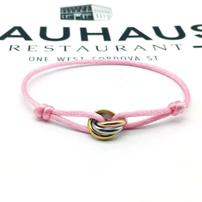 Vienkārša retro Lucky austa virves rokassprādze sievietēm Vīriešu temperaments Moderns luksusa apļi aproces Rotaslietas Aksesuāri Dāvanas