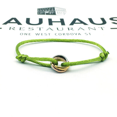 Vienkārša retro Lucky austa virves rokassprādze sievietēm Vīriešu temperaments Moderns luksusa apļi aproces Rotaslietas Aksesuāri Dāvanas