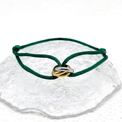 Vienkārša retro Lucky austa virves rokassprādze sievietēm Vīriešu temperaments Moderns luksusa apļi aproces Rotaslietas Aksesuāri Dāvanas