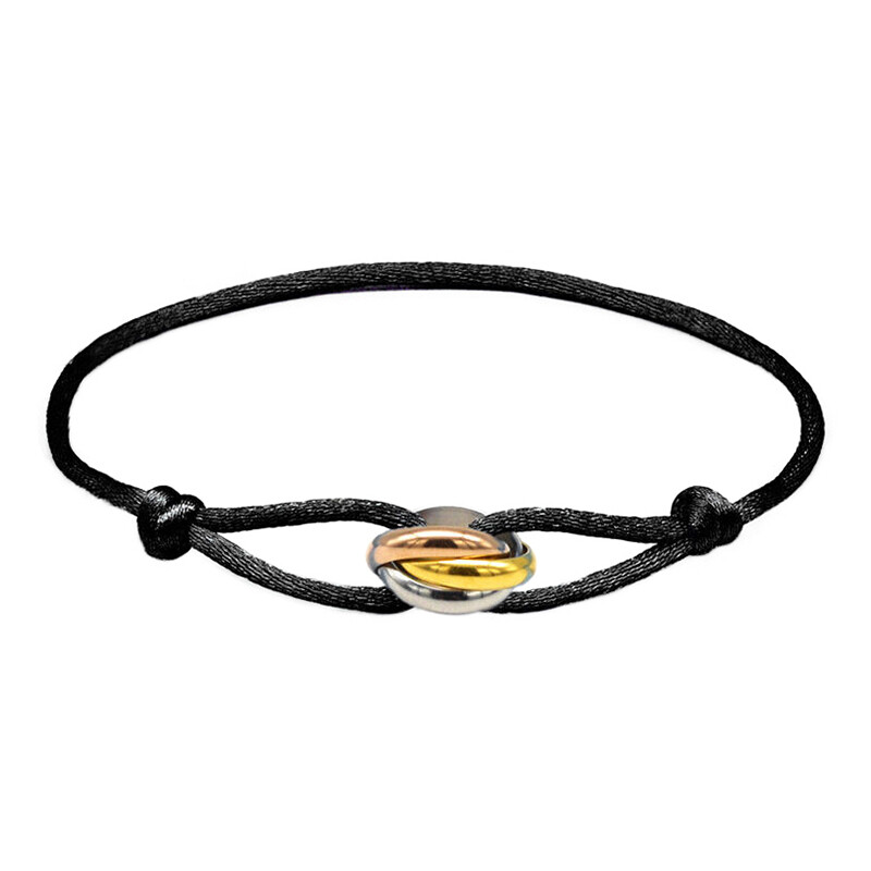 Vienkārša retro Lucky austa virves rokassprādze sievietēm Vīriešu temperaments Moderns luksusa apļi aproces Rotaslietas Aksesuāri Dāvanas