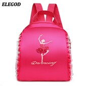 Bērnu deju soma Balerīnas soma bērniem Vingrošana Latīņamerikas deju joga stepa deja Džeza uzglabāšana mugursoma meitene princese grāmatu soma