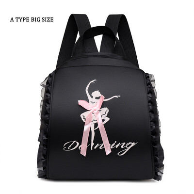 Bērnu deju soma Balerīnas soma bērniem Vingrošana Latīņamerikas deju joga stepa deja Džeza uzglabāšana mugursoma meitene princese grāmatu soma