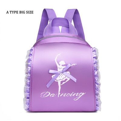 Bērnu deju soma Balerīnas soma bērniem Vingrošana Latīņamerikas deju joga stepa deja Džeza uzglabāšana mugursoma meitene princese grāmatu soma