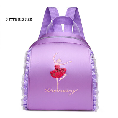 Bērnu deju soma Balerīnas soma bērniem Vingrošana Latīņamerikas deju joga stepa deja Džeza uzglabāšana mugursoma meitene princese grāmatu soma