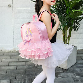 Σακίδιο πλάτης Ballet Personalized Little Girls Ballerina Dance Backpack για χορό τσάντα μικρών παιδιών Χαριτωμένο σακίδιο πλάτης